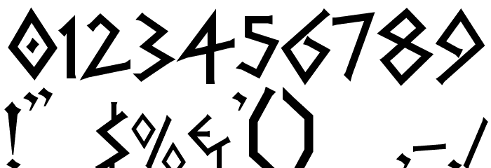 DS Greece Font OTHER CHARS