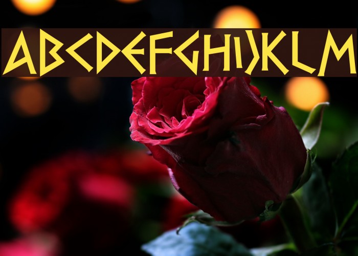 DS Greece Font examples