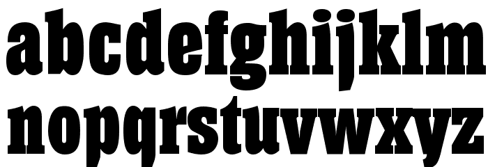 DS Hansen Font LOWERCASE