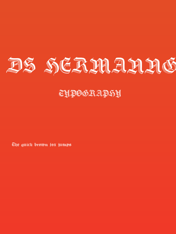 DS HermannGotisch Poster