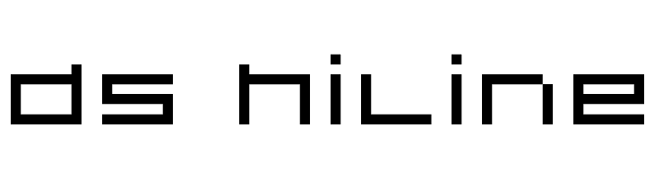 DS Hiline  Descarca Fonturi Gratis