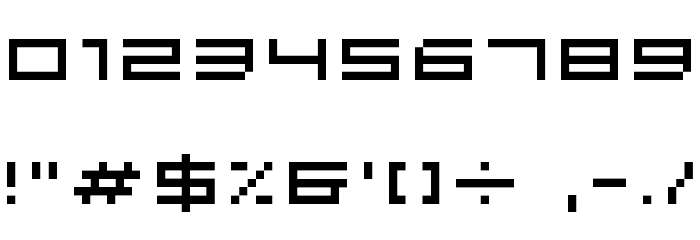 DS Hiline Font OTHER CHARS