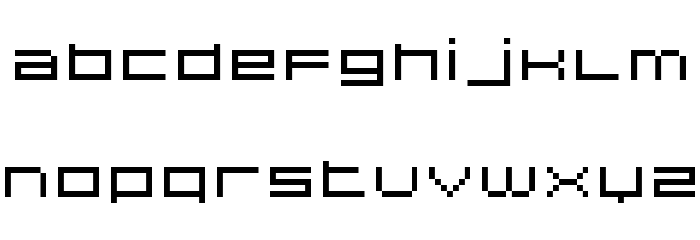 DS Hiline Font LOWERCASE