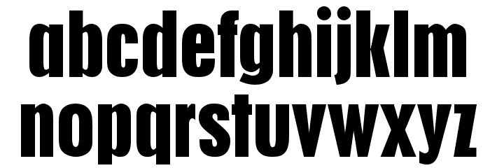 DS Holzschrift Font LOWERCASE