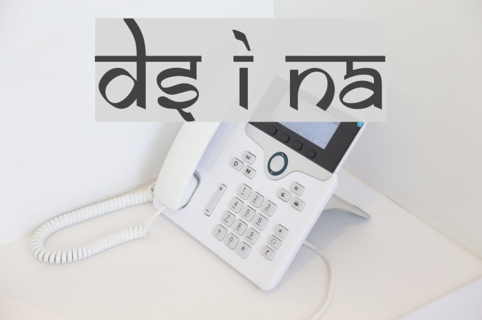 DS Izmir Normal Schriftart examples
