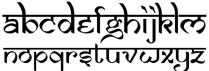DS Izmir Normal Font LOWERCASE