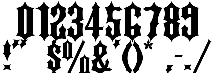 DS Kork Font OTHER CHARS