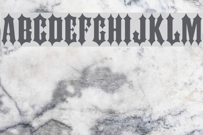 DS Kork Font examples