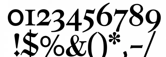 DS Luthersche Halbfett Font OTHER CHARS