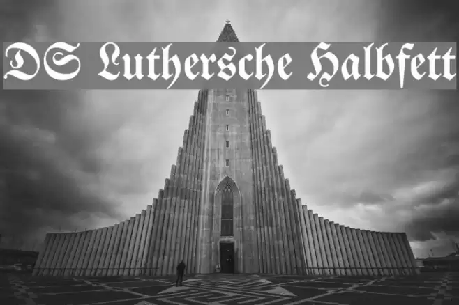 DS Luthersche Halbfett Font examples