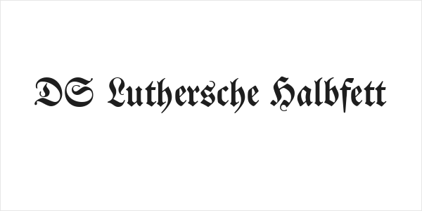DS Luthersche Halbfett Logo