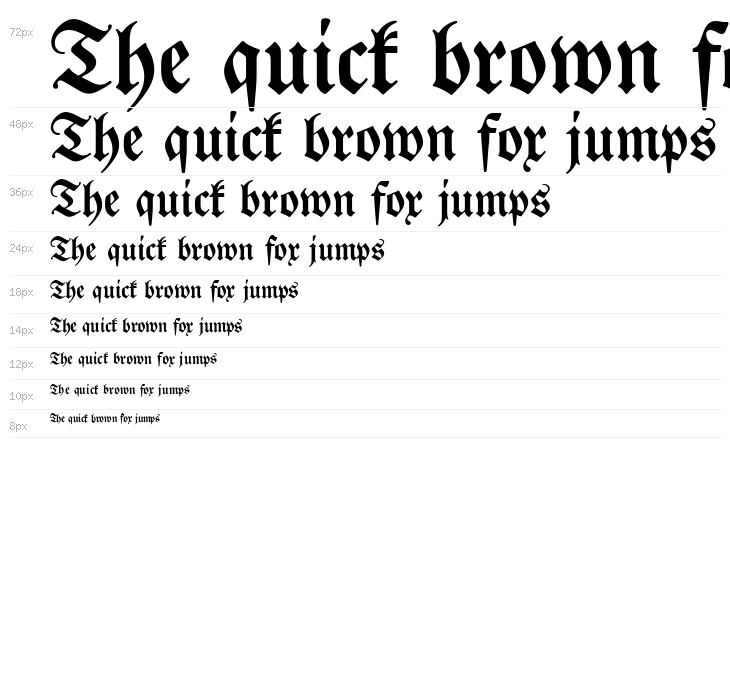 DS Luthersche Halbfett Waterfall