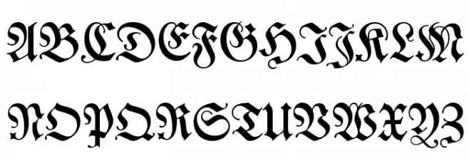 DS Luthersche Titel Font Litere mari