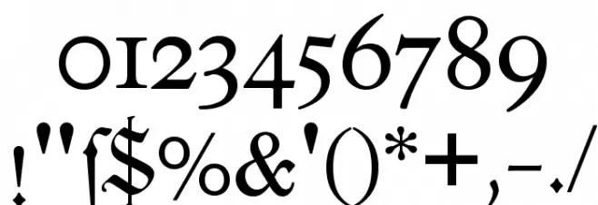 DS Luthersche Font OTHER CHARS