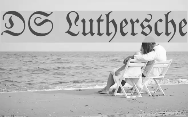 DS Luthersche Font examples