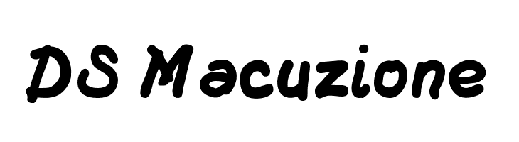 DS Macuzione Font