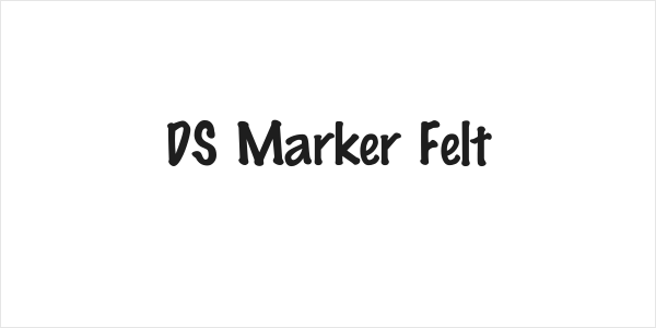 DS Marker Felt Logo