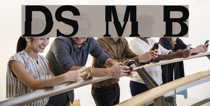 DS Mechanical Bold Font examples