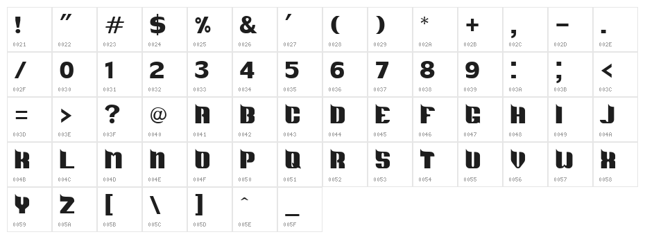 DS-Metropolis Character Map