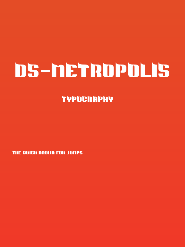 DS-Metropolis Poster