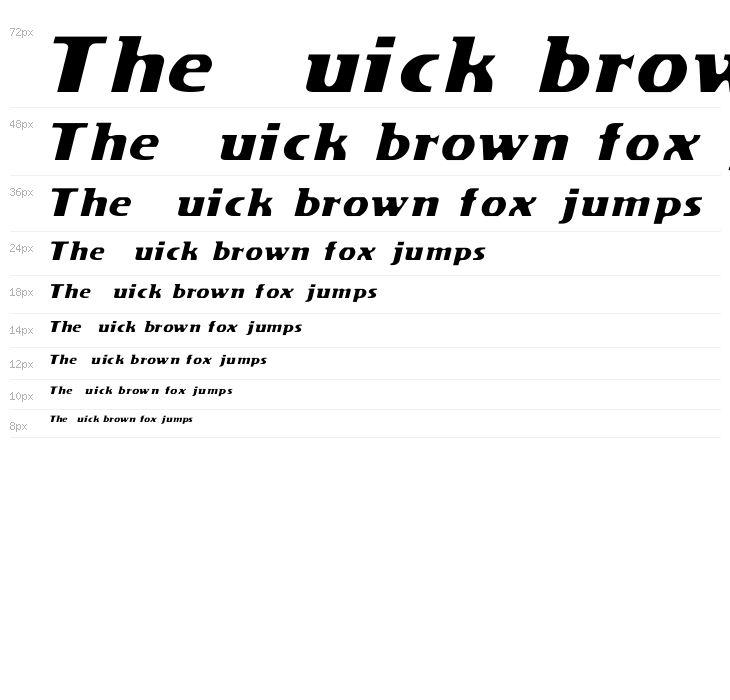 DS Motion Demo Italic Waterfall