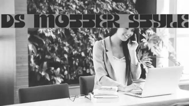 DS Motter Style Font examples