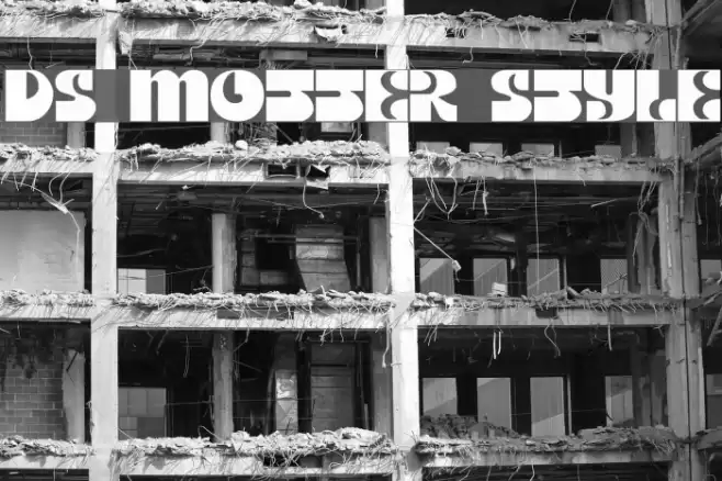 DS Motter Style Font examples