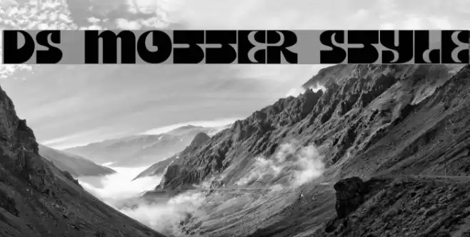 DS Motter Style Font examples