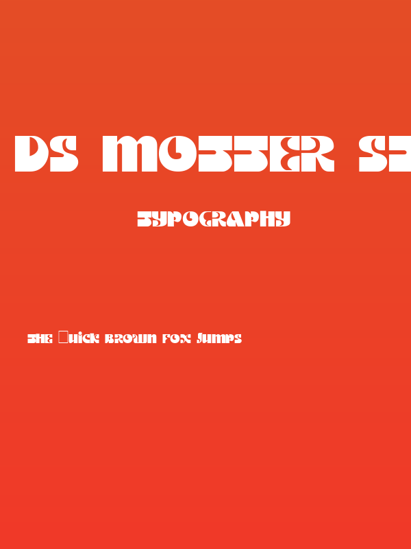 DS Motter Style Poster