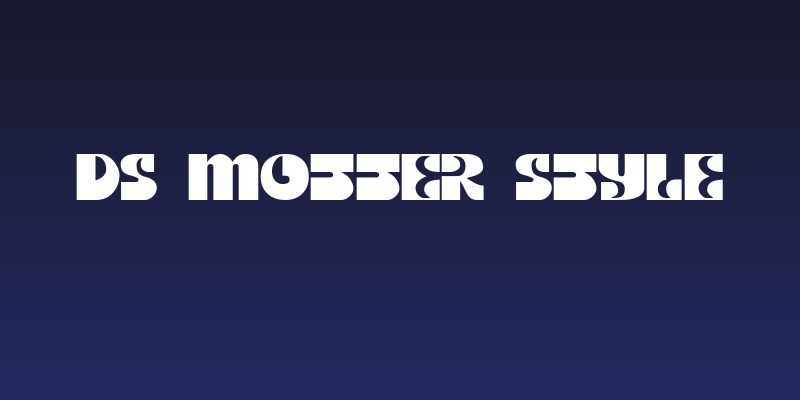 DS Motter Style Social Header