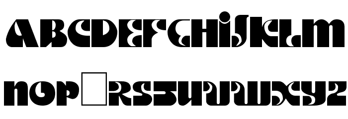 DS Motter Style Font LOWERCASE