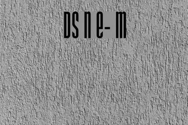 DS Narrow Extra-condensed Medium Font examples