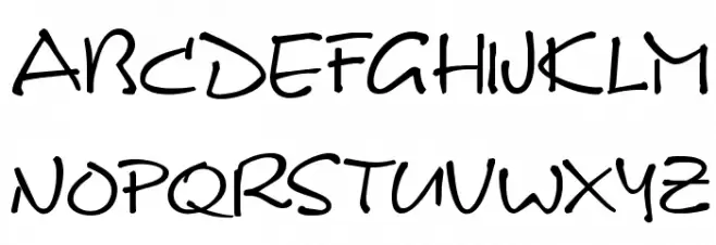 DS Note フォント 小文字