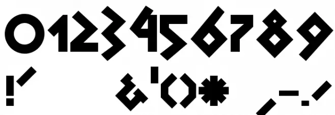 DS Nova Black Шрифта ДРУГИЕ символов