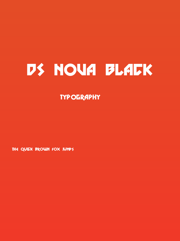 DS Nova Black Poster