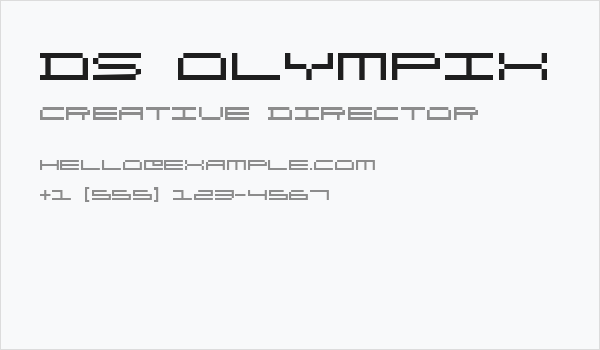 DS OlymPix Business Card
