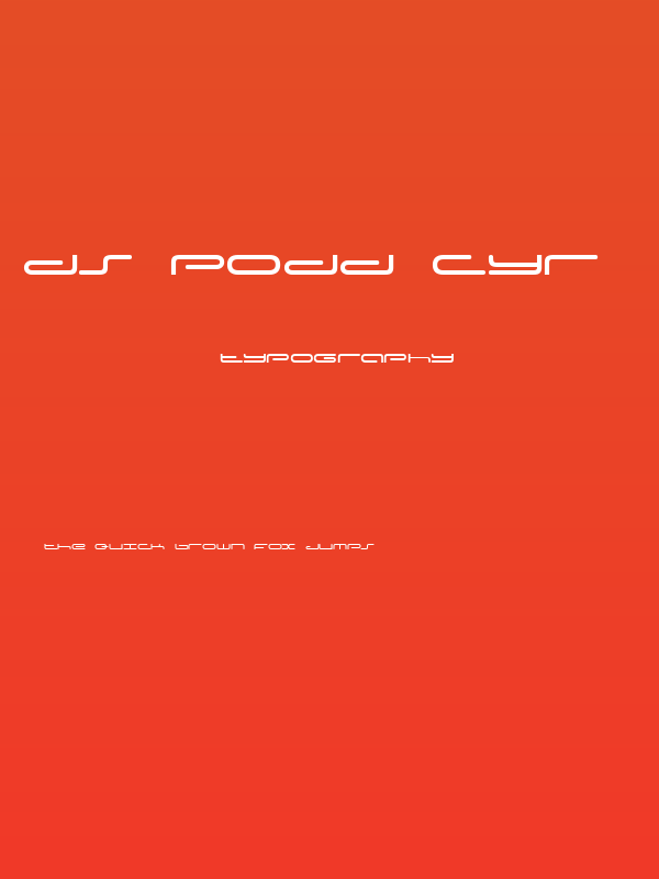 DS Podd Cyr  Light Poster