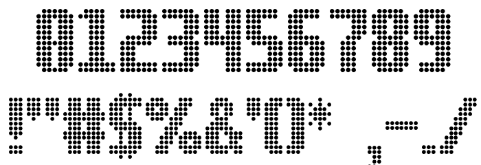 DS-Point Font OTHER CHARS