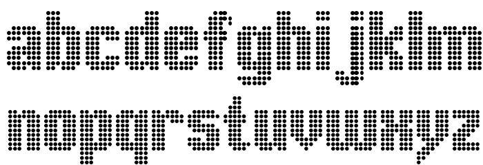 DS-Point Font LOWERCASE