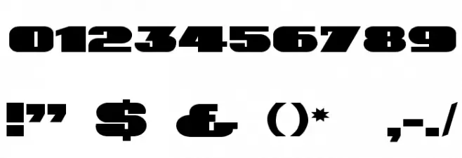 DS Poster Font OTHER CHARS