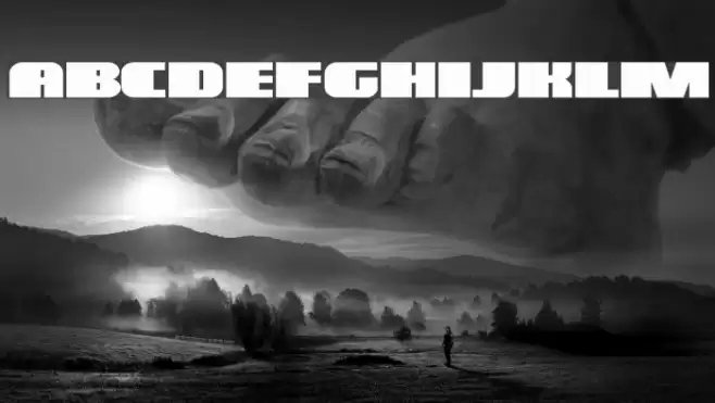 DS Poster Font examples