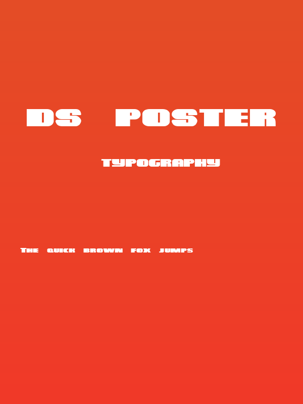 DS Poster Poster