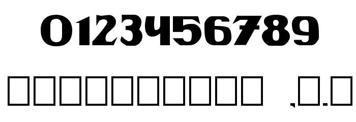 DS Rada Font OTHER CHARS