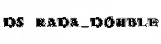 DS Rada_Double  font caratteri gratis