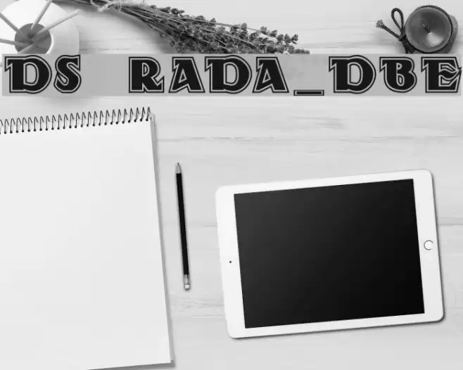 DS Rada_Double Schriftart examples