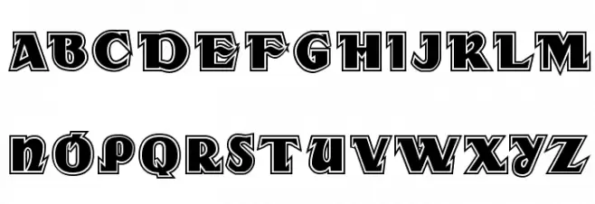DS Rada_Double Schriftart Kleinbuchstaben
