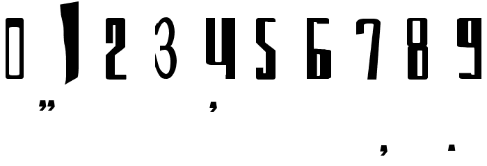 DS Reckoning Cyr Font OTHER CHARS
