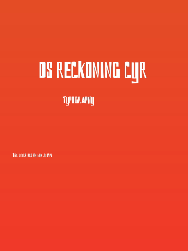 DS Reckoning Cyr Poster
