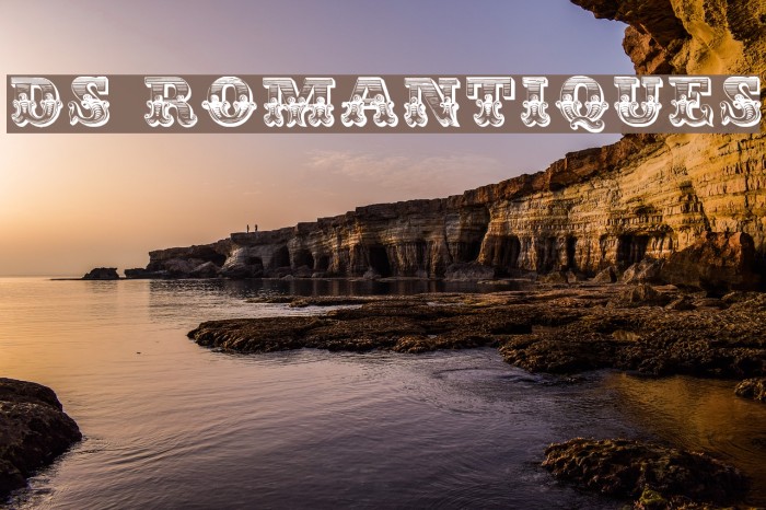 DS Romantiques Font examples