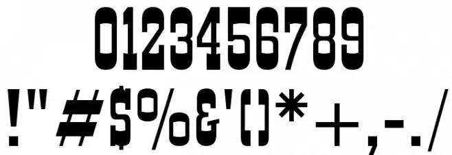 DS Roundup Font OTHER CHARS